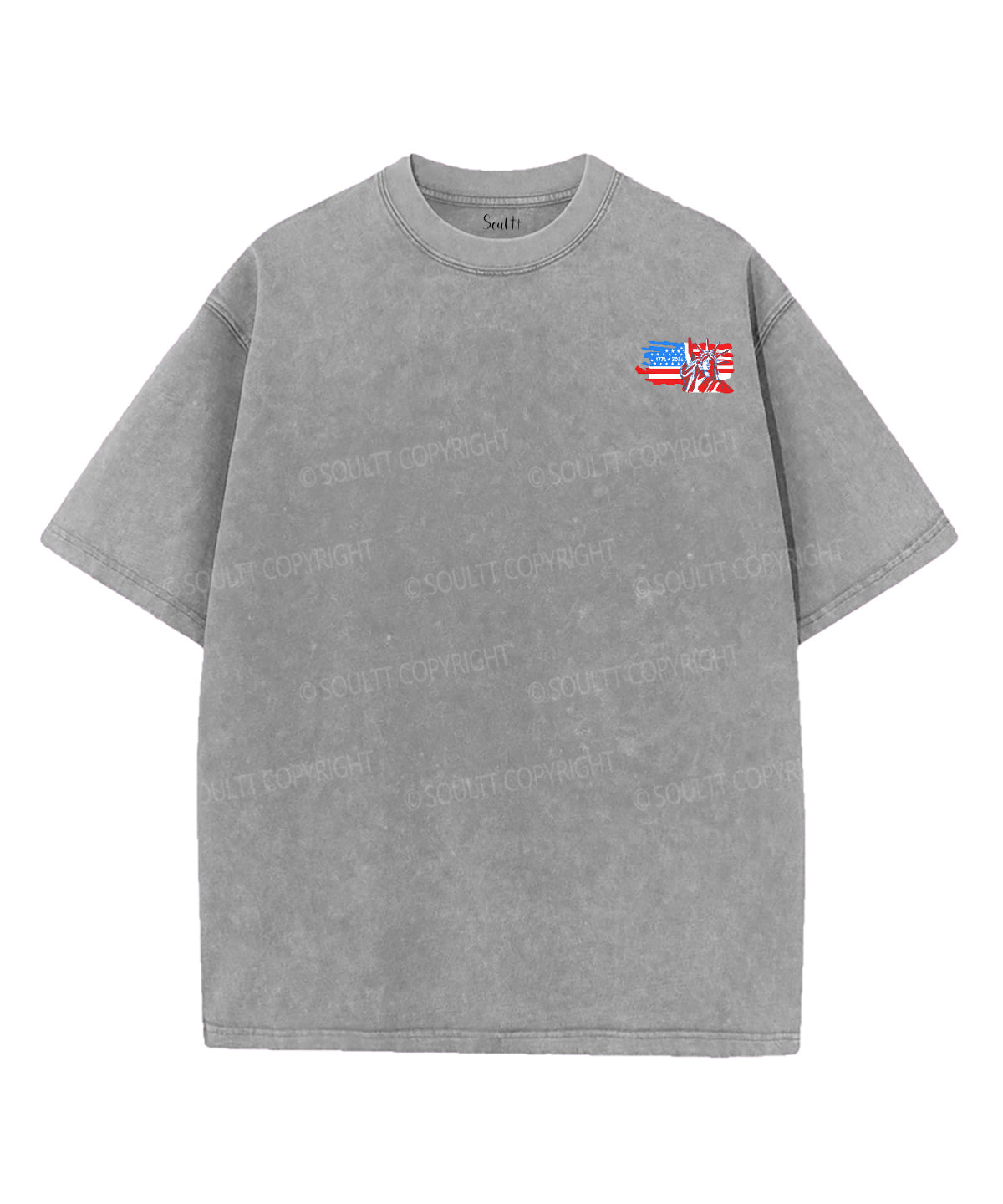 250 Years America Anniversary Double Sided Unisex Washed Christian T-shirt