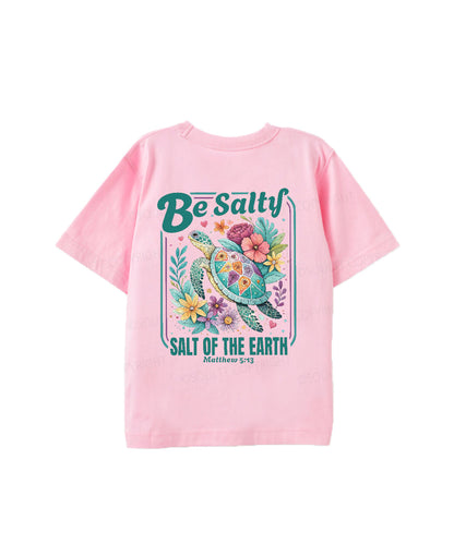 Kids Salt Of The Earth Double Sided Cotton Christian T-shirt