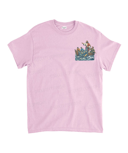 We're Going Fishing Double Sided Unisex Cotton Christian T-Shirt