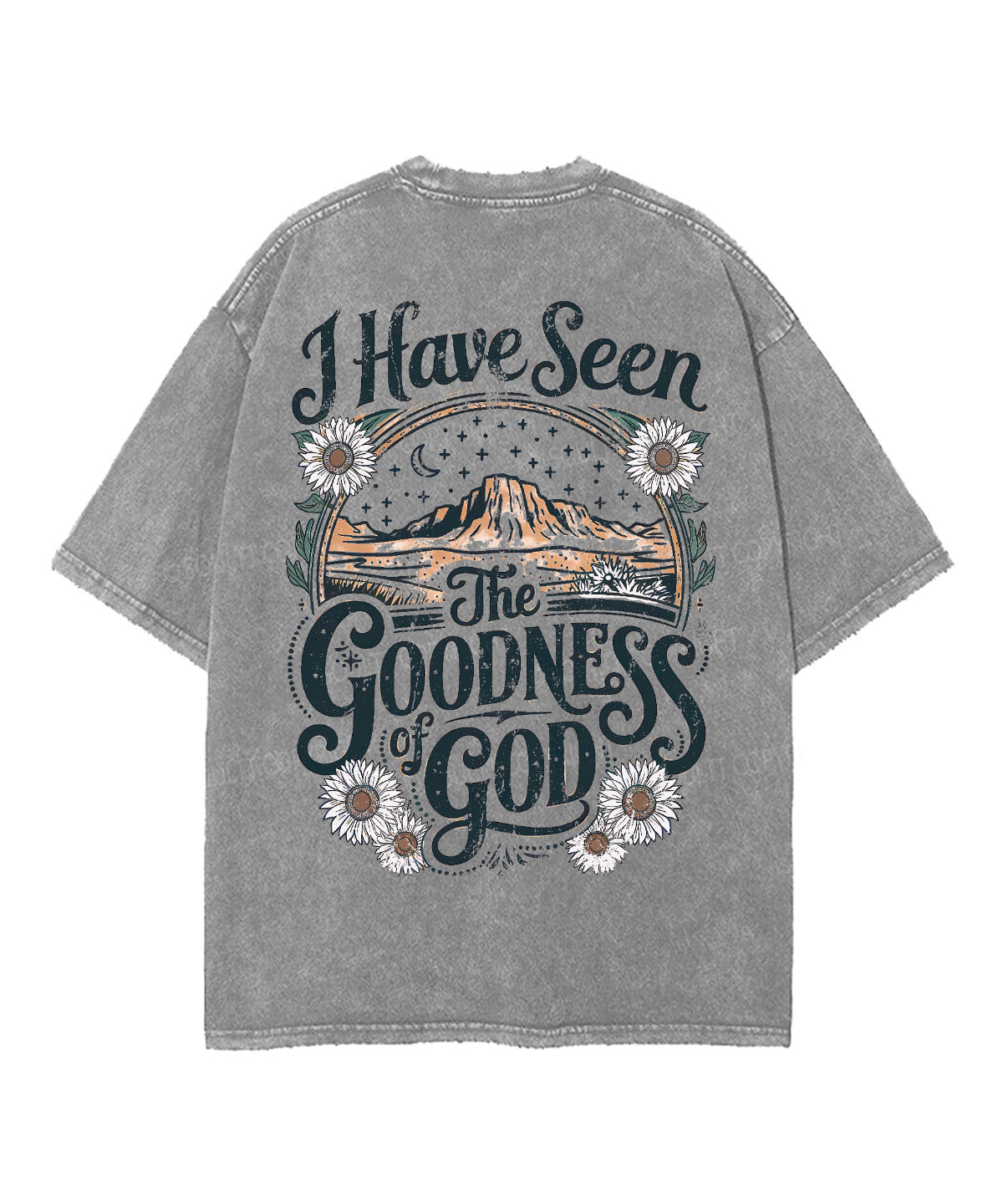 I Have Seen The Goodness Of God Double Sided Unisex Washed Christian T-shirt