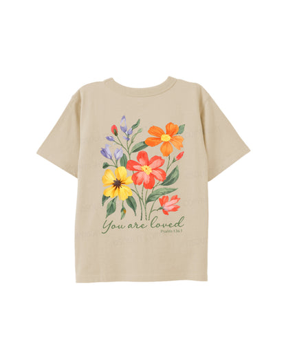 Kids You Are Loved Double Sided Cotton Christian T-shirt