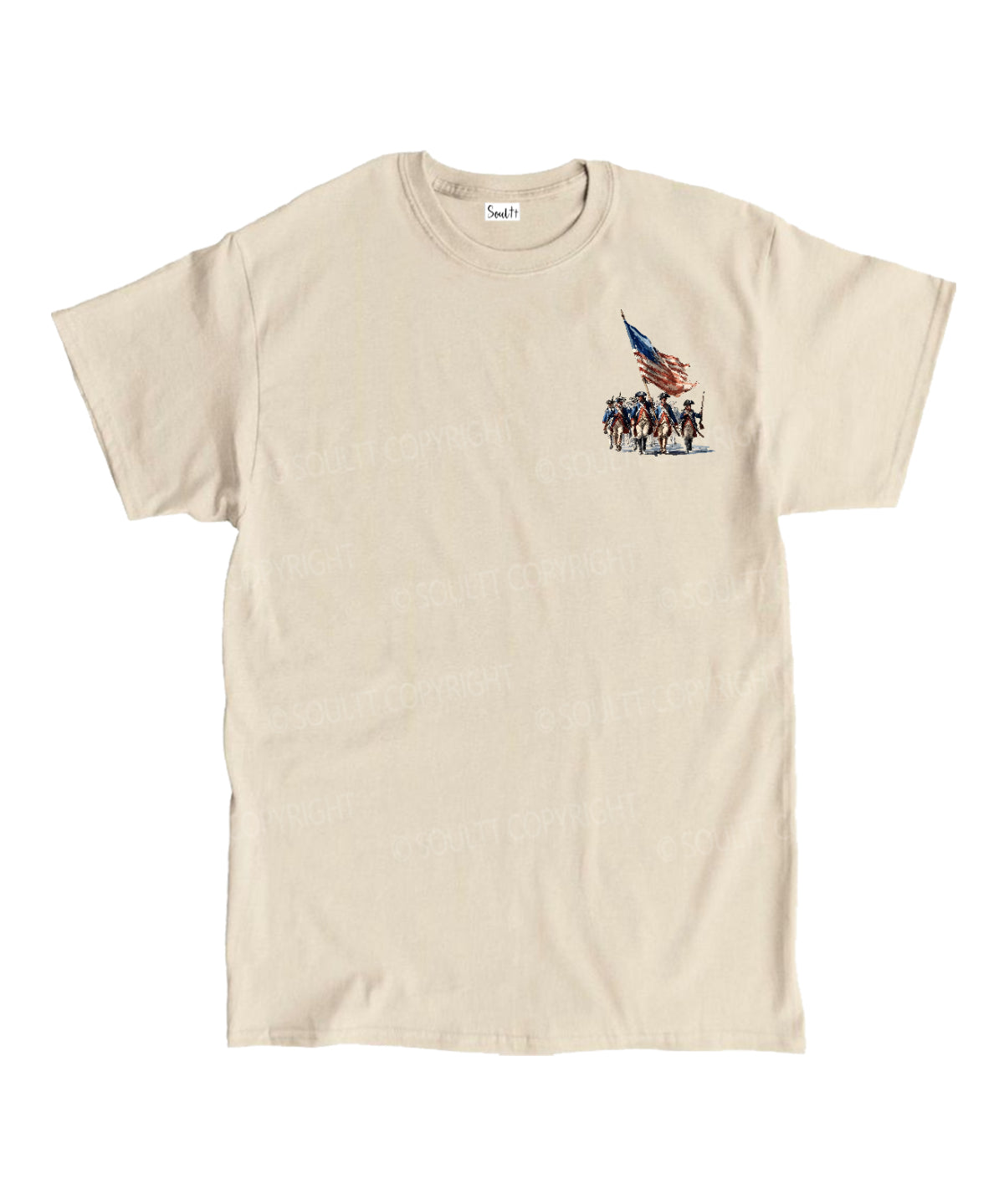 250 Years America Anniversary Double Sided Unisex Cotton Christian T-Shirt