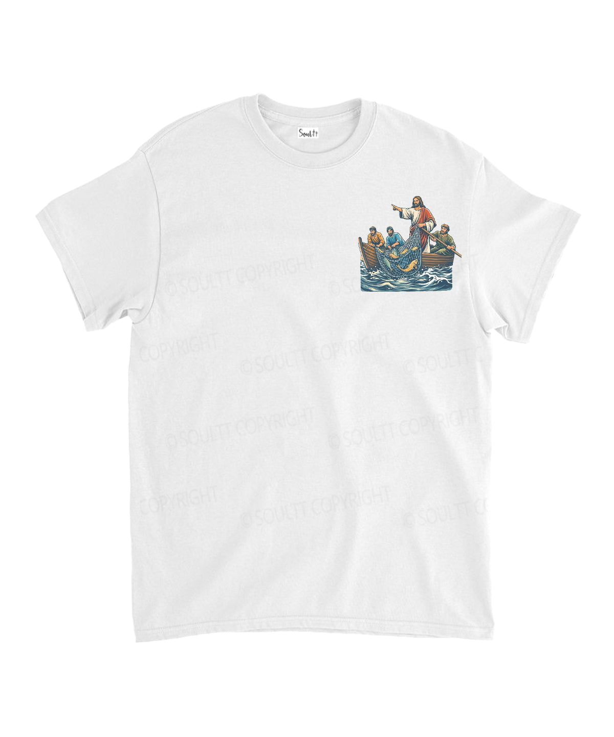 We're Going Fishing Double Sided Unisex Cotton Christian T-Shirt