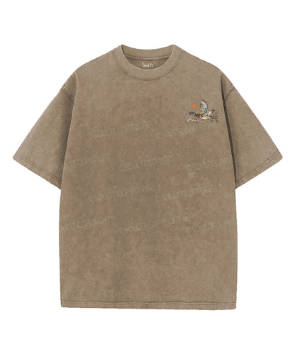 Some Glad Morning Double Sided Unisex Washed Christian T-shirt