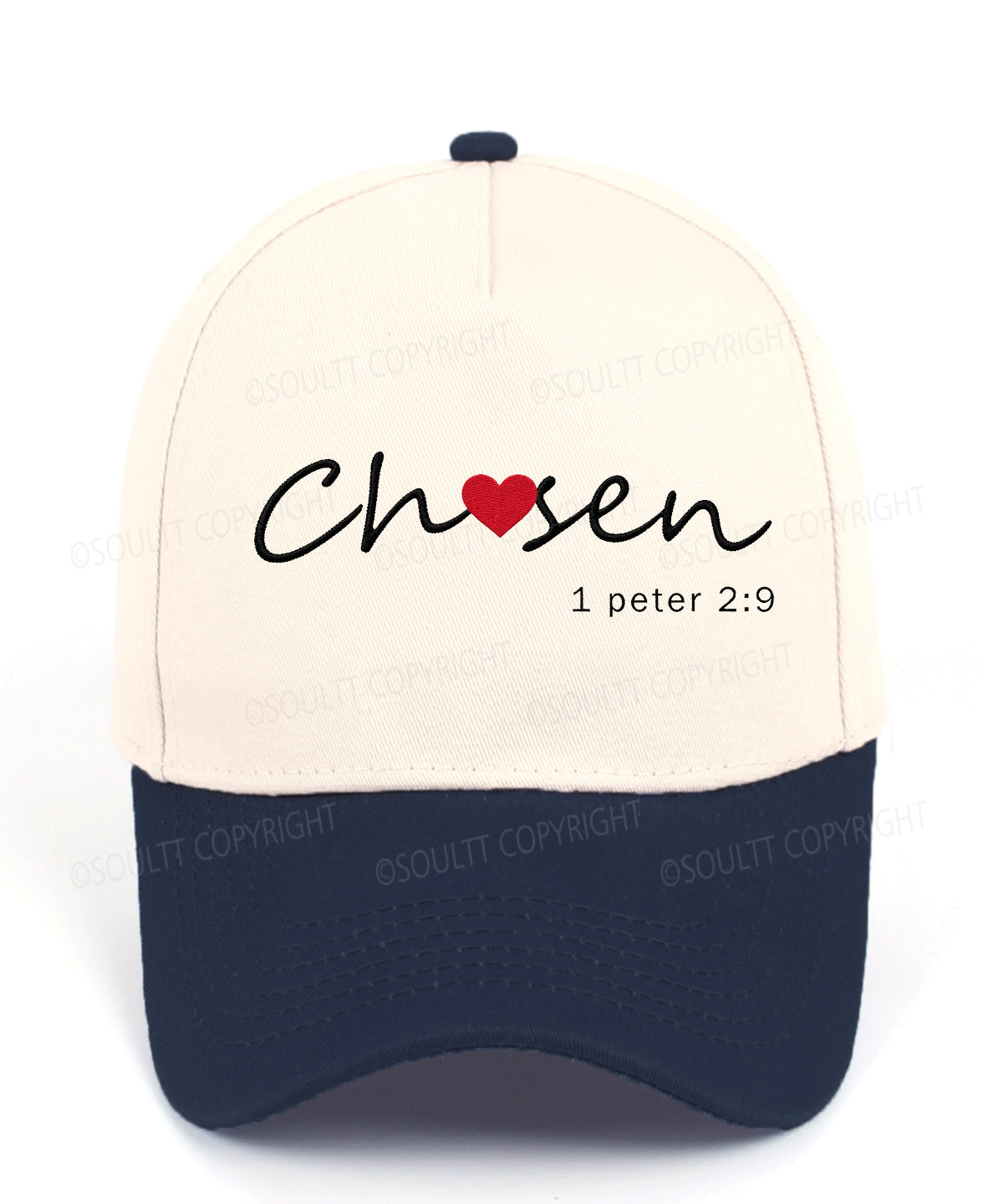 Chosen Embroidered Christian Trucker Hat