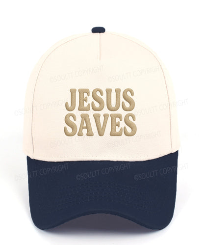 Jesus Saves Embroidered Christian Trucker Hat