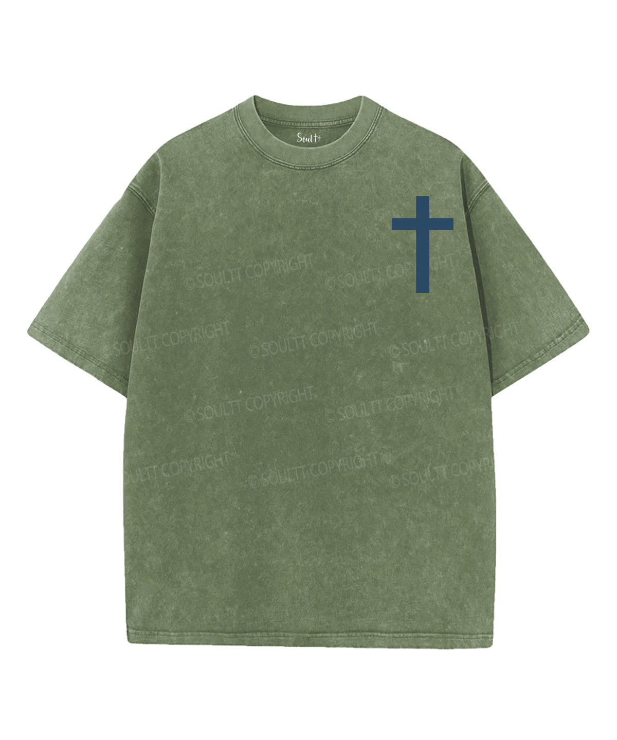 His Mercies Are New Every Morning Double Sided Unisex Washed Christian T-shirt