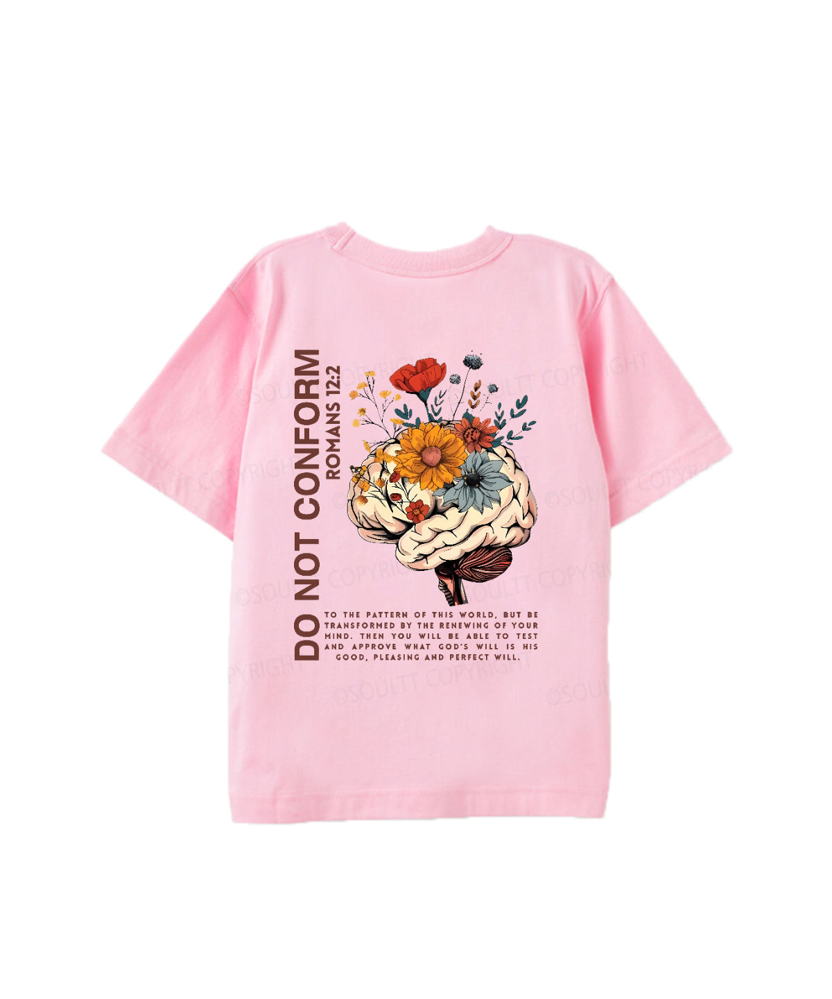 Kids Do Not Conform Double Sided Cotton Christian T-shirt