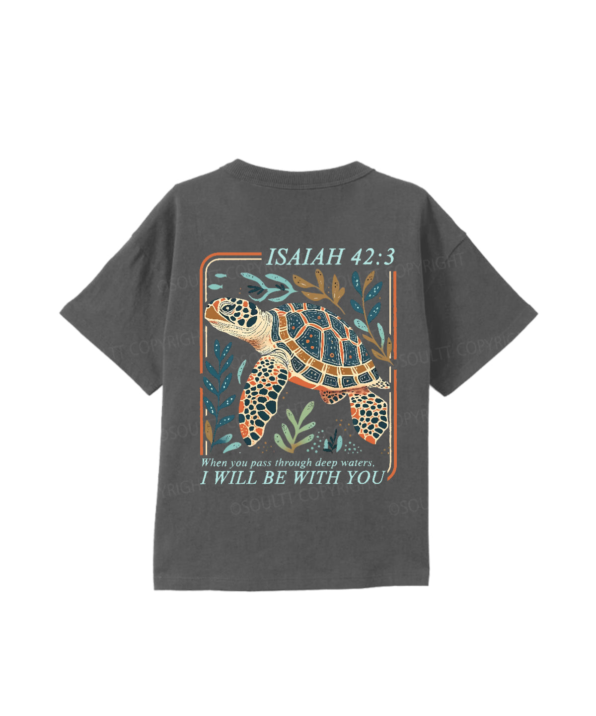 Kids I Will Be With You Double Sided Cotton Christian T-shirt
