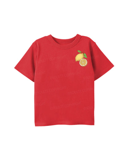 Kids Life Gave Me Some Lemons Double Sided Cotton Christian T-shirt