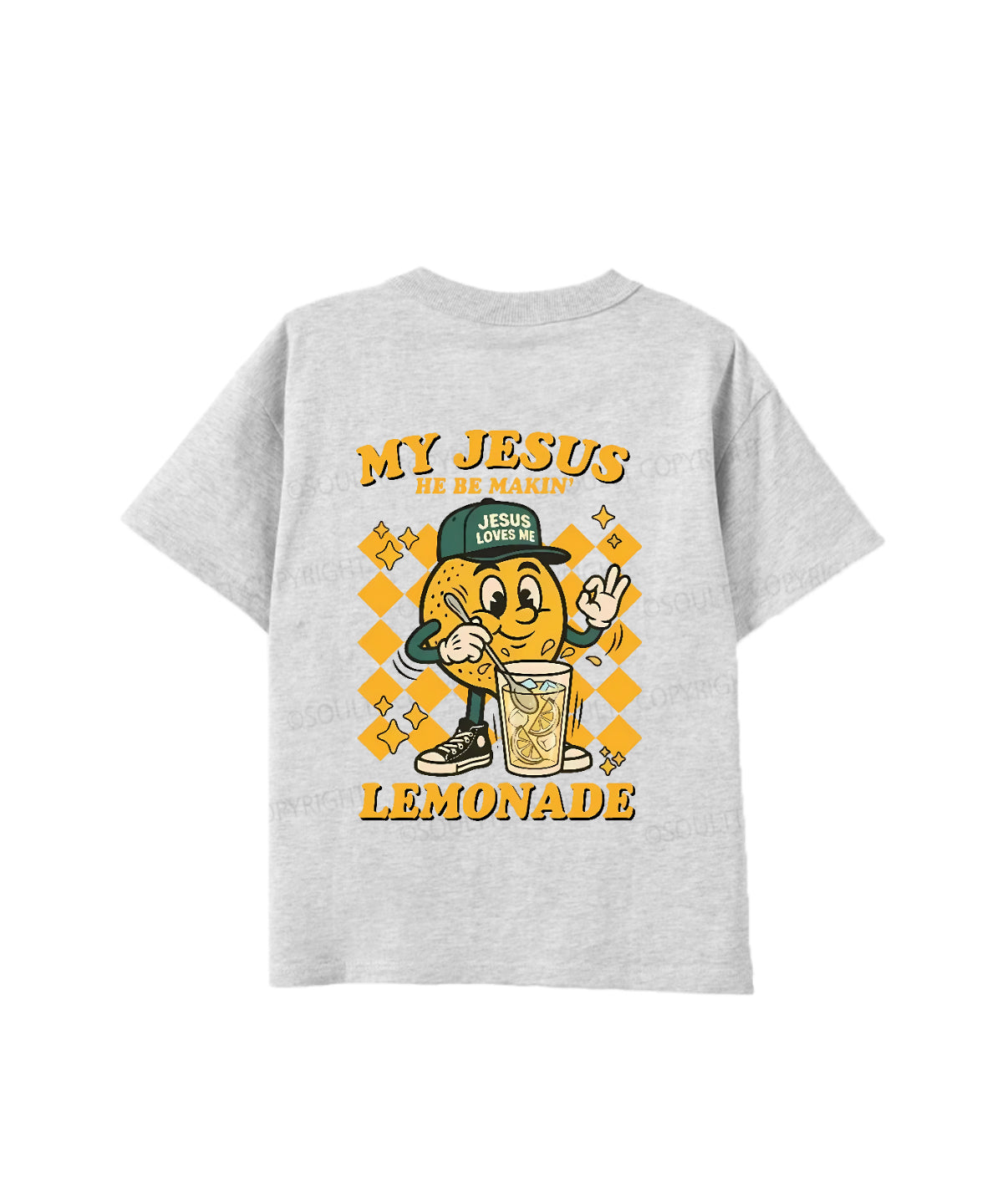 Kids Life Gave Me Some Lemons Double Sided Cotton Christian T-shirt