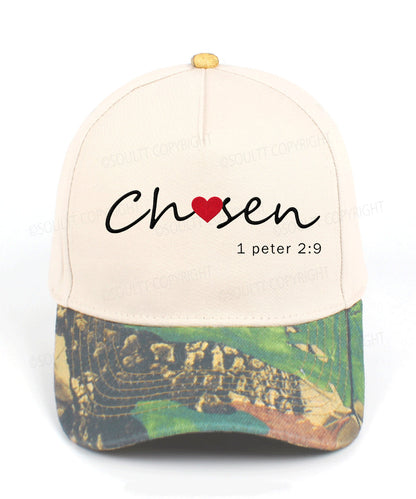 Chosen Embroidered Christian Trucker Hat