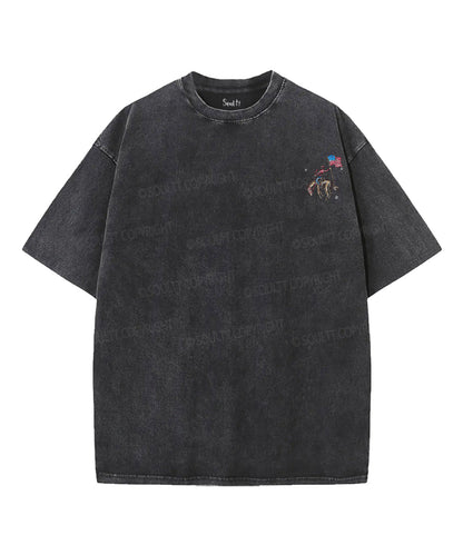 Faith Freedoom Double Sided Unisex Washed Christian T-shirt
