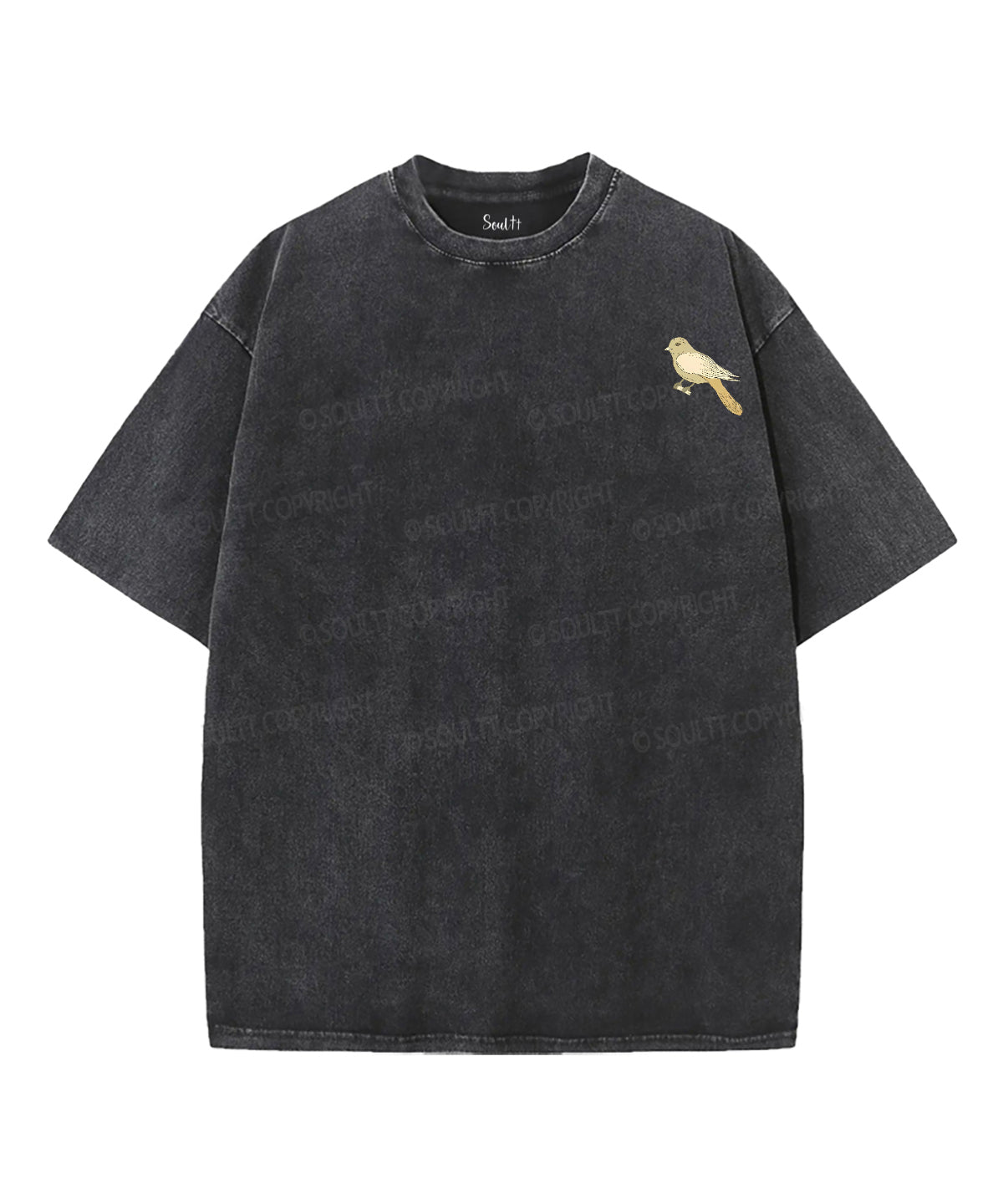 Look At The Birds Double Sided Unisex Washed Christian T-shirt