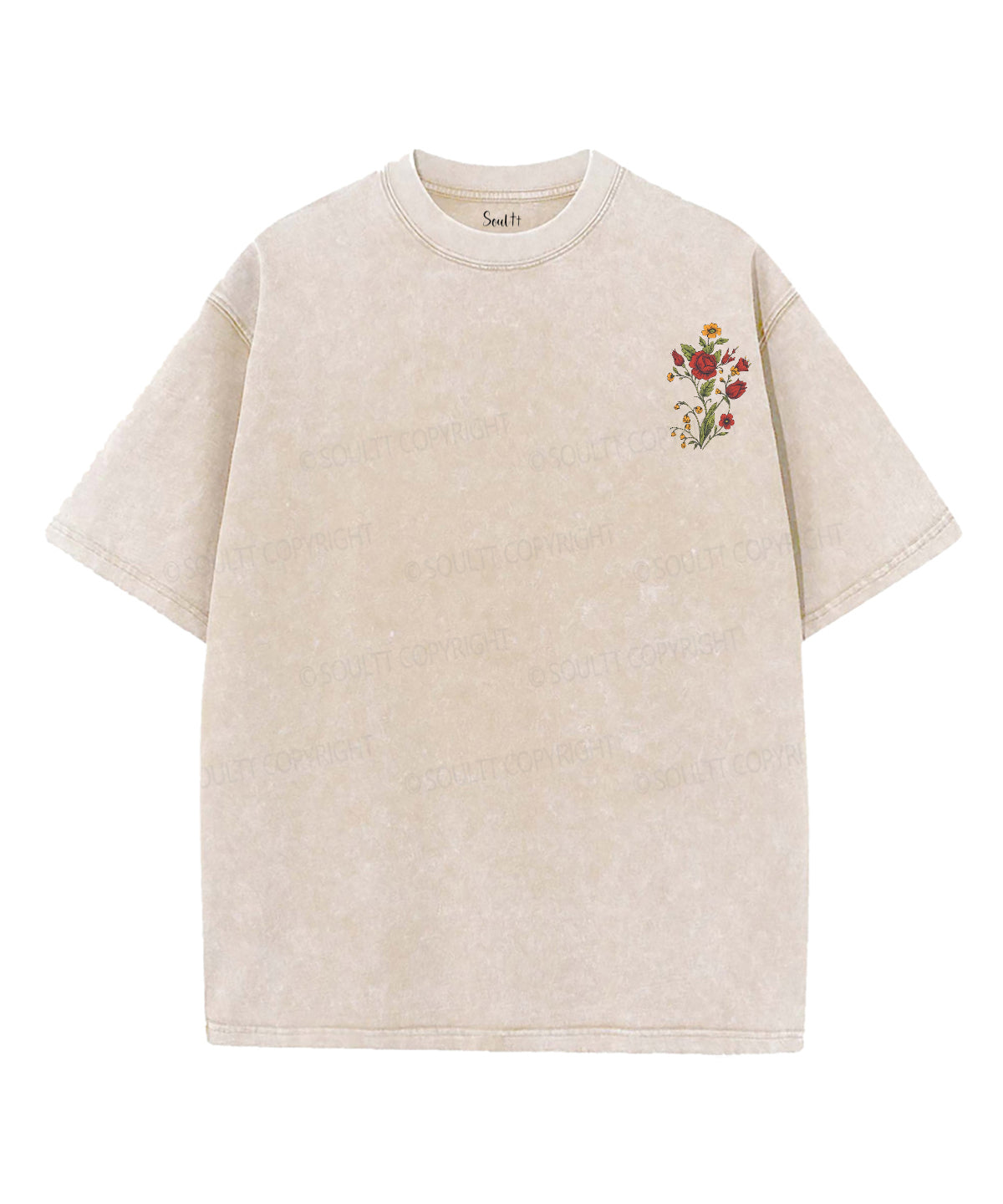 Homesick For Heaven Double Sided Unisex Washed Christian T-shirt