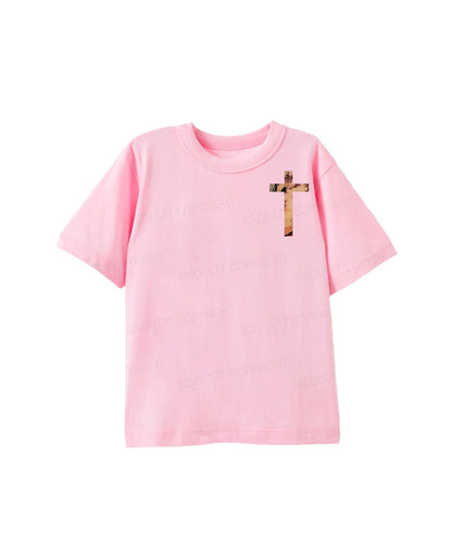 Kids Heavens Declare The Glory Of God Double Sided Cotton Christian T-shirt