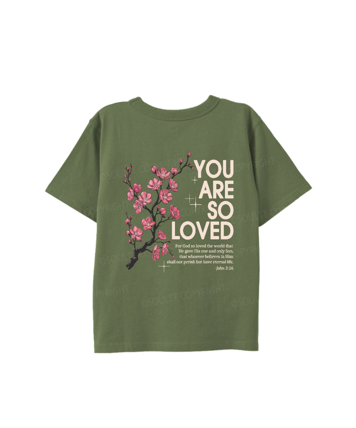 Kids You Are So Loved Double Sided Cotton Christian T-shirt