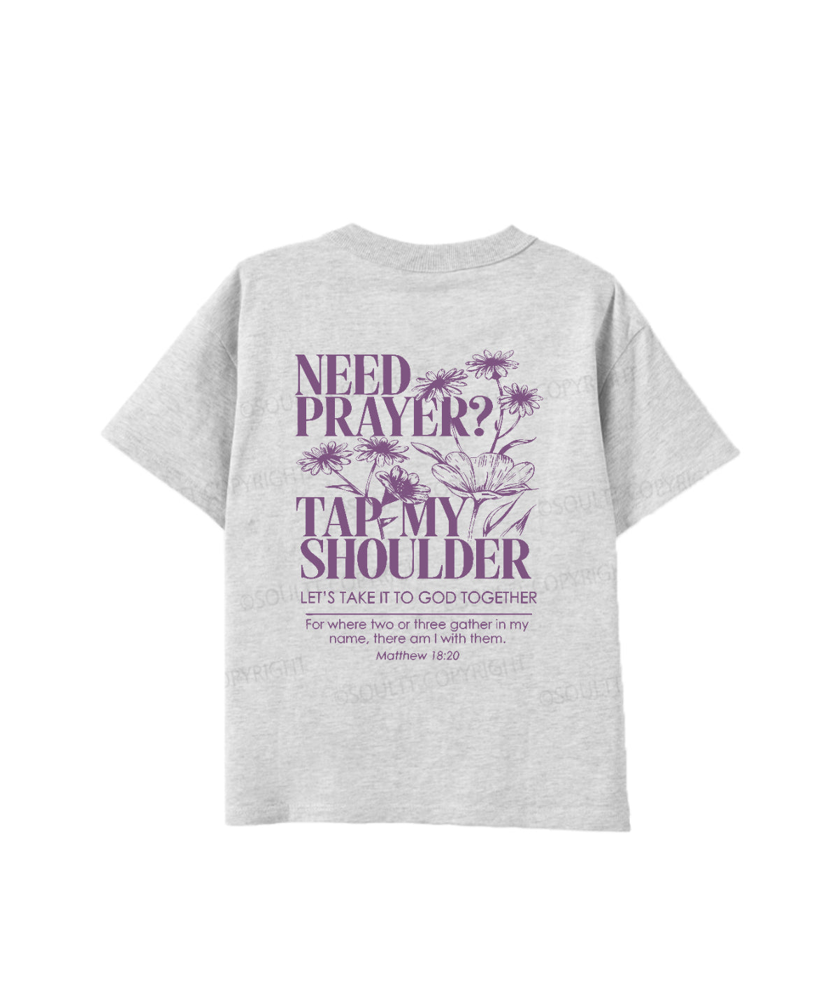 Kids Need Prayer ? Double Sided Cotton Christian T-shirt