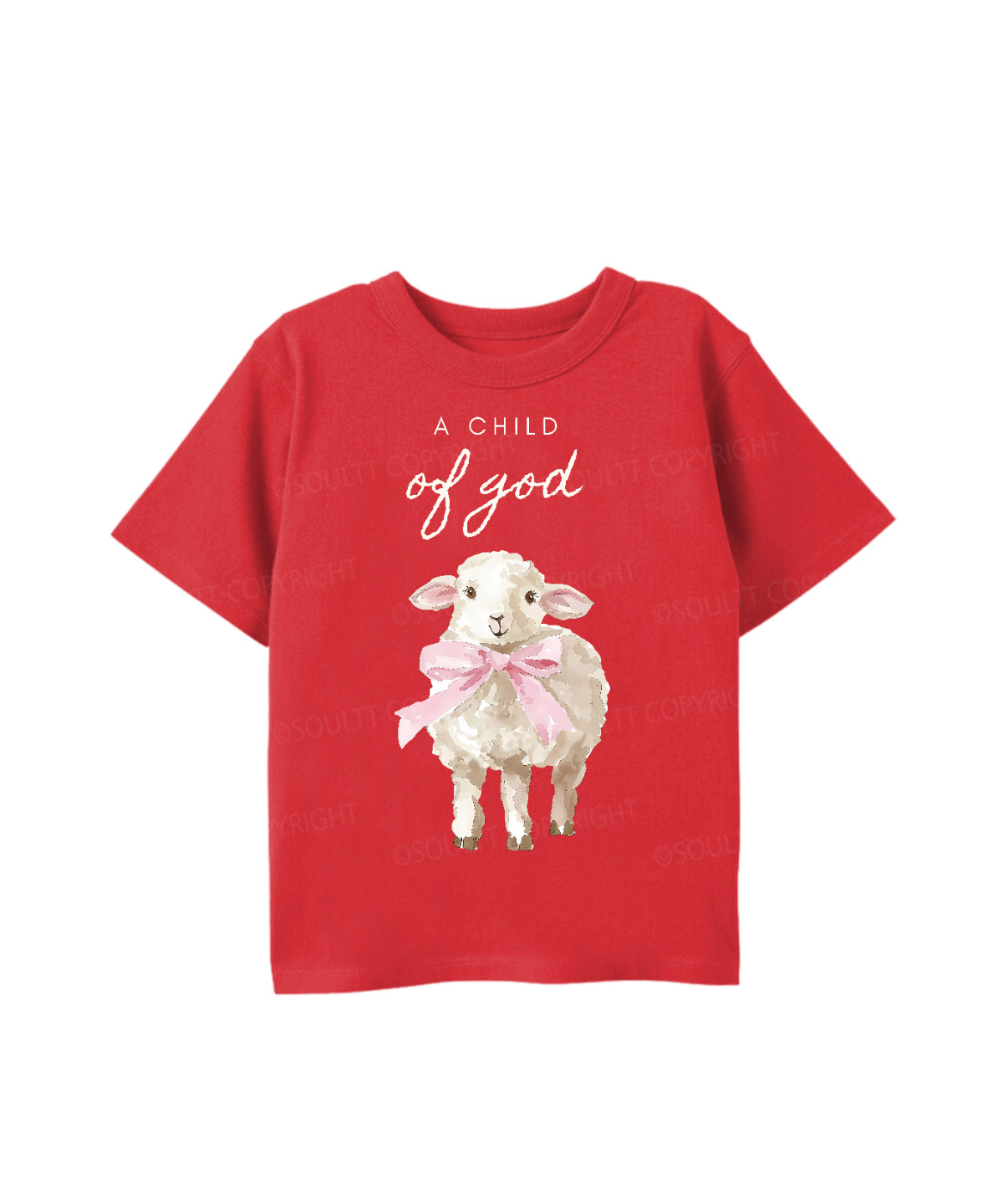 Kids A Child Of God Cotton Christian T-shirt
