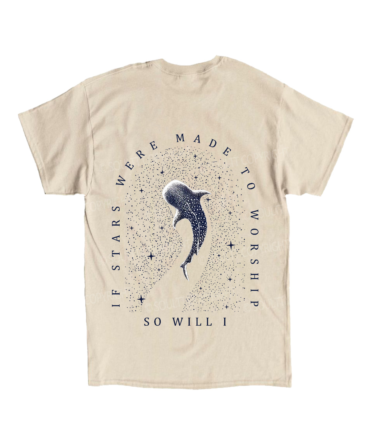 If The Stars Were Made To Worship Double Sided Unisex Cotton Christian T-Shirt
