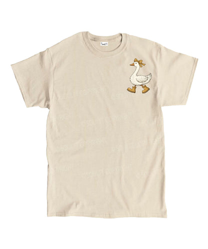 Sorry I’m Late, His Timing Not Mine Double Sided Unisex Cotton Christian T-Shirt