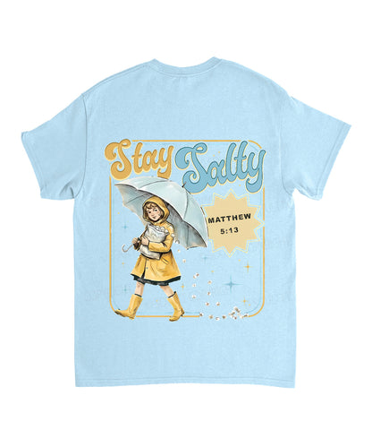 Stay Salty Double Sided Unisex Cotton Christian T-Shirt