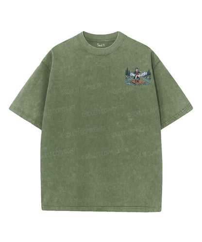 Faith & Freedom Double Sided Unisex Washed Christian T-shirt