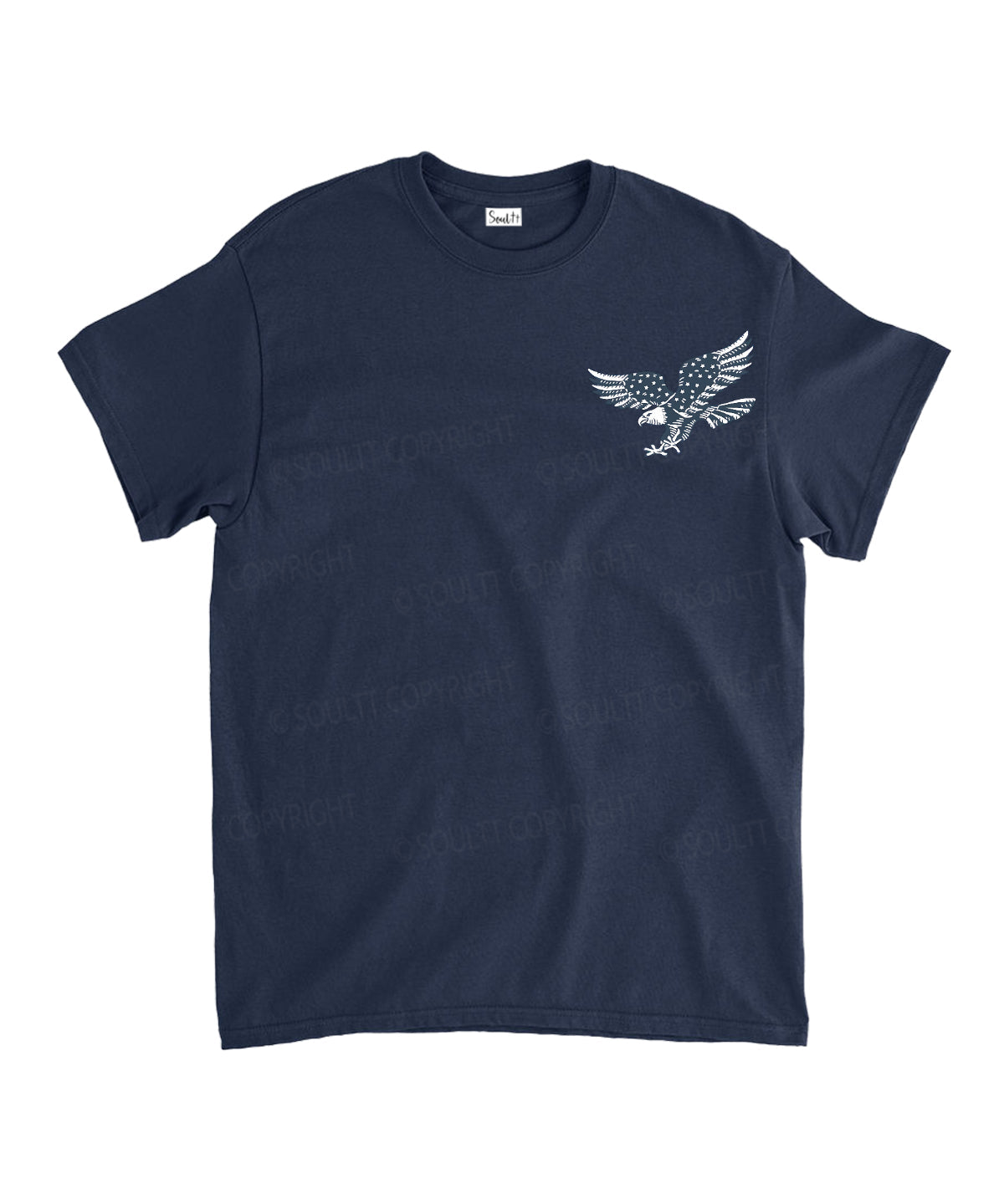 Blessed Is The Nation Whose God Is The Lord Double Sided Unisex Cotton Christian T-Shirt