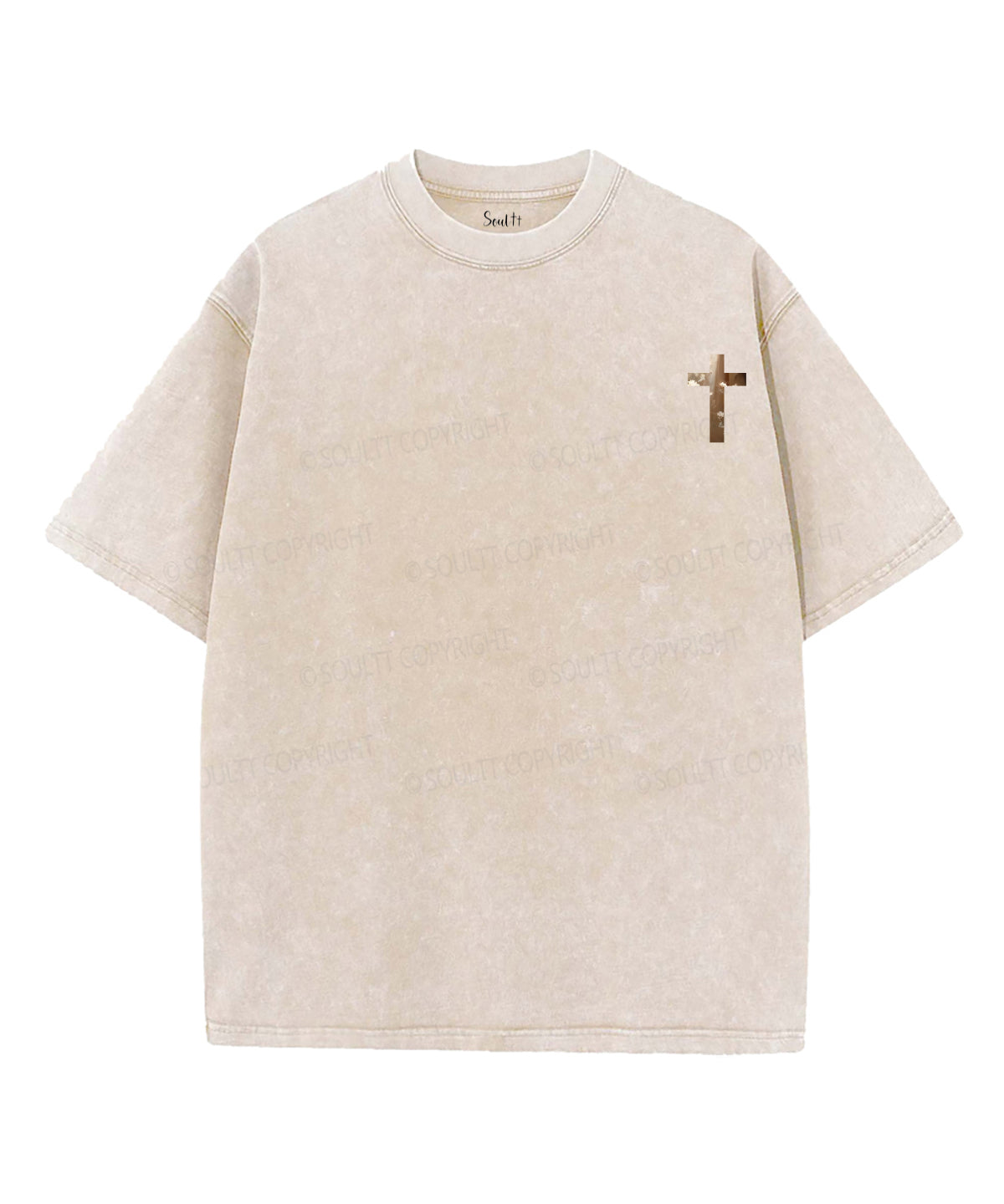 Fatherhood Is Kingdom Work Double Sided Unisex Washed Christian T-shirt