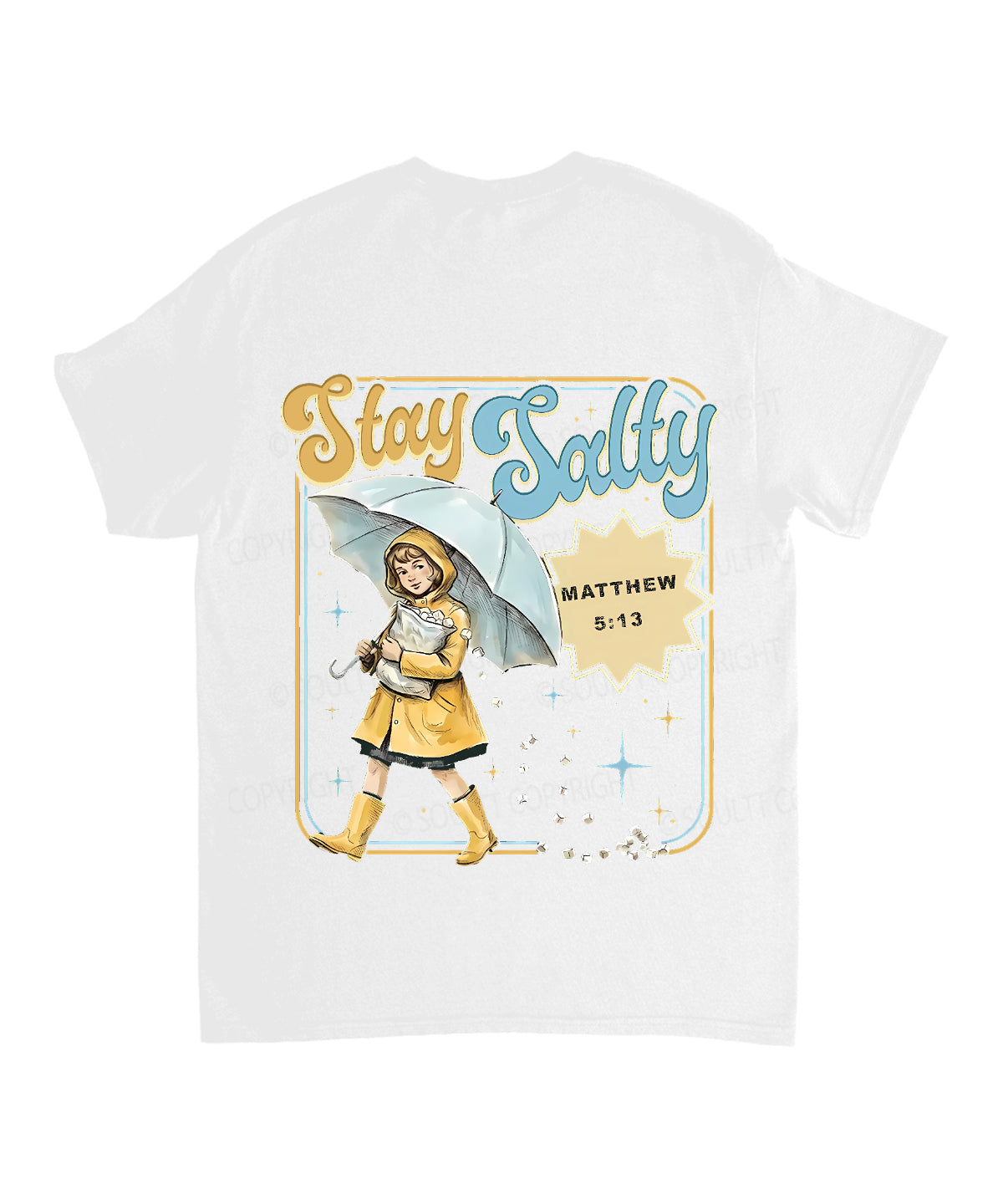 Stay Salty Double Sided Unisex Cotton Christian T-Shirt