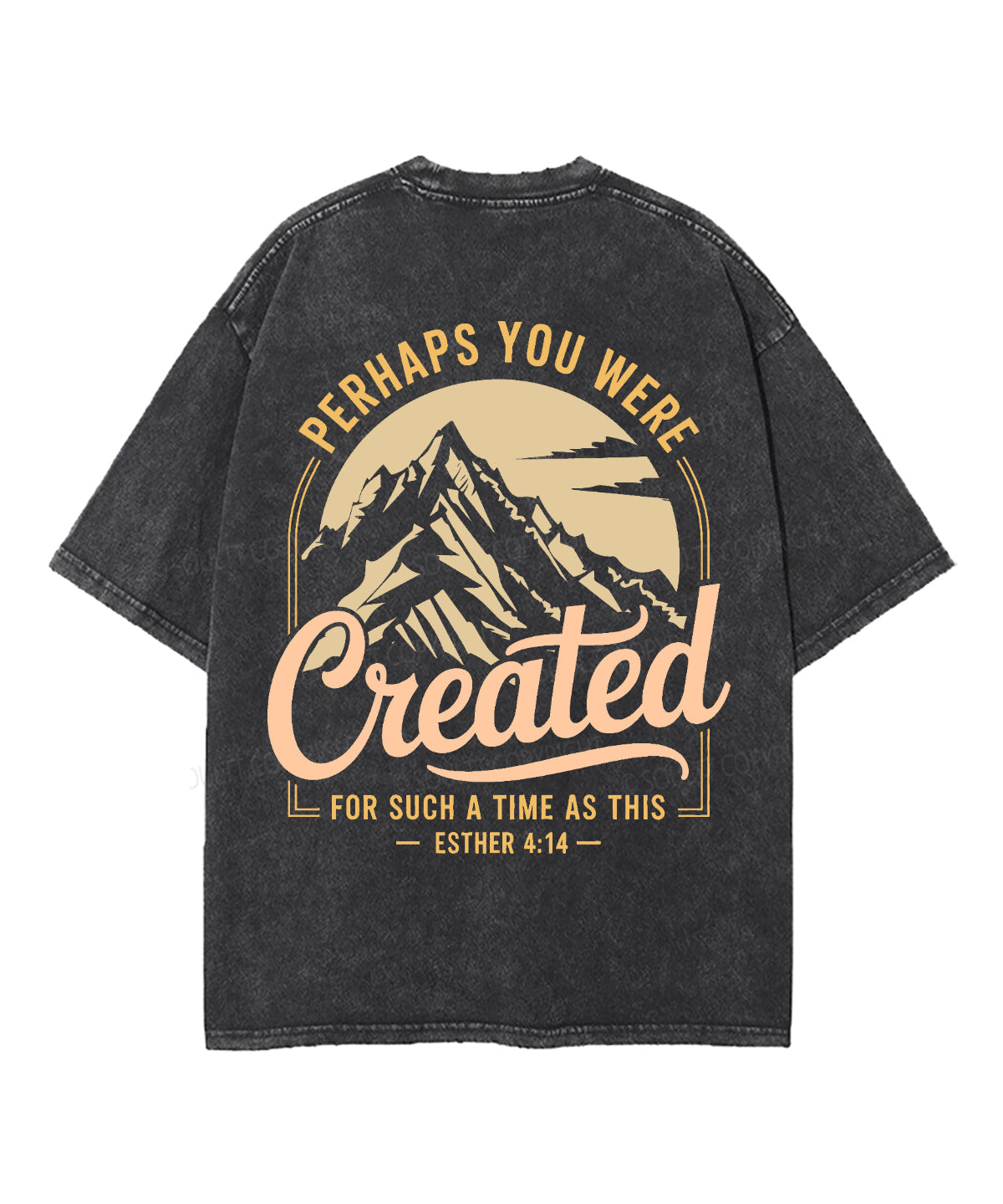 Created For Such A Time Double Sided Unisex Washed Christian T-shirt