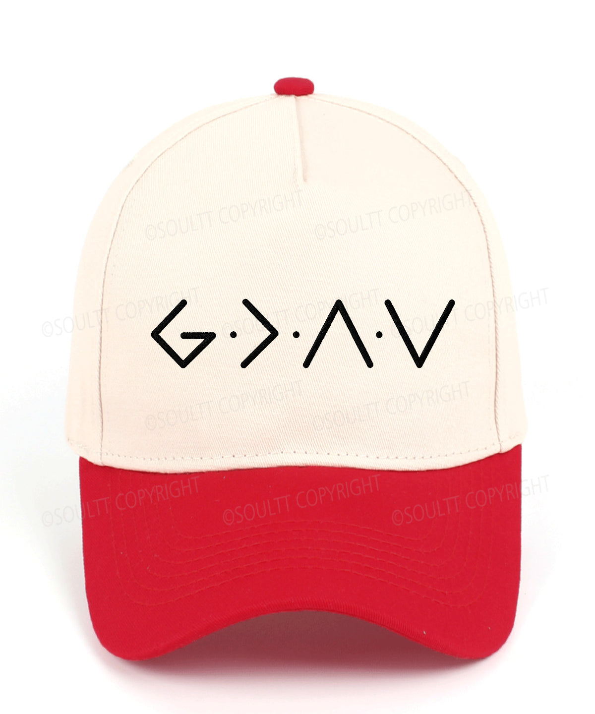 Faith Symbol Embroidered Christian Trucker Hat