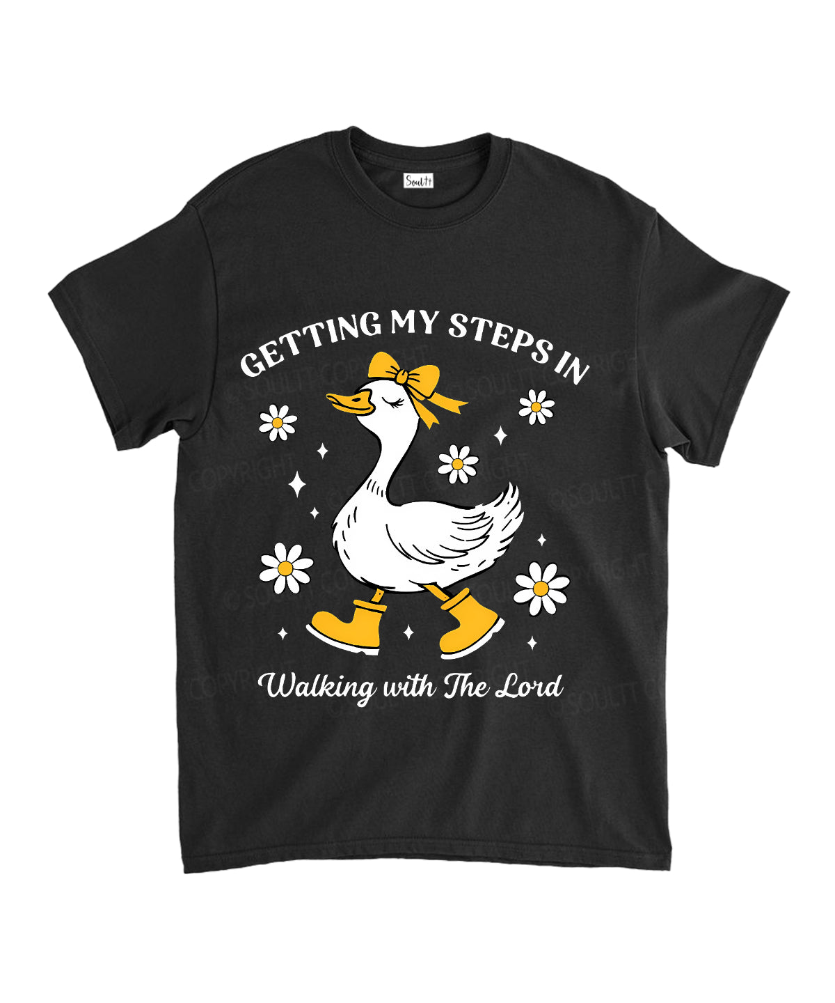 Walking With The Lord Unisex Cotton Christian T-Shirt