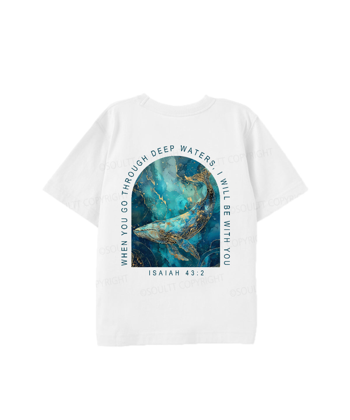 Kids I Will Be With You Double Sided Cotton Christian T-shirt