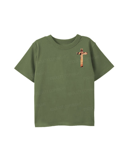 Kids Heavens Declare The Glory Of God Double Sided Cotton Christian T-shirt