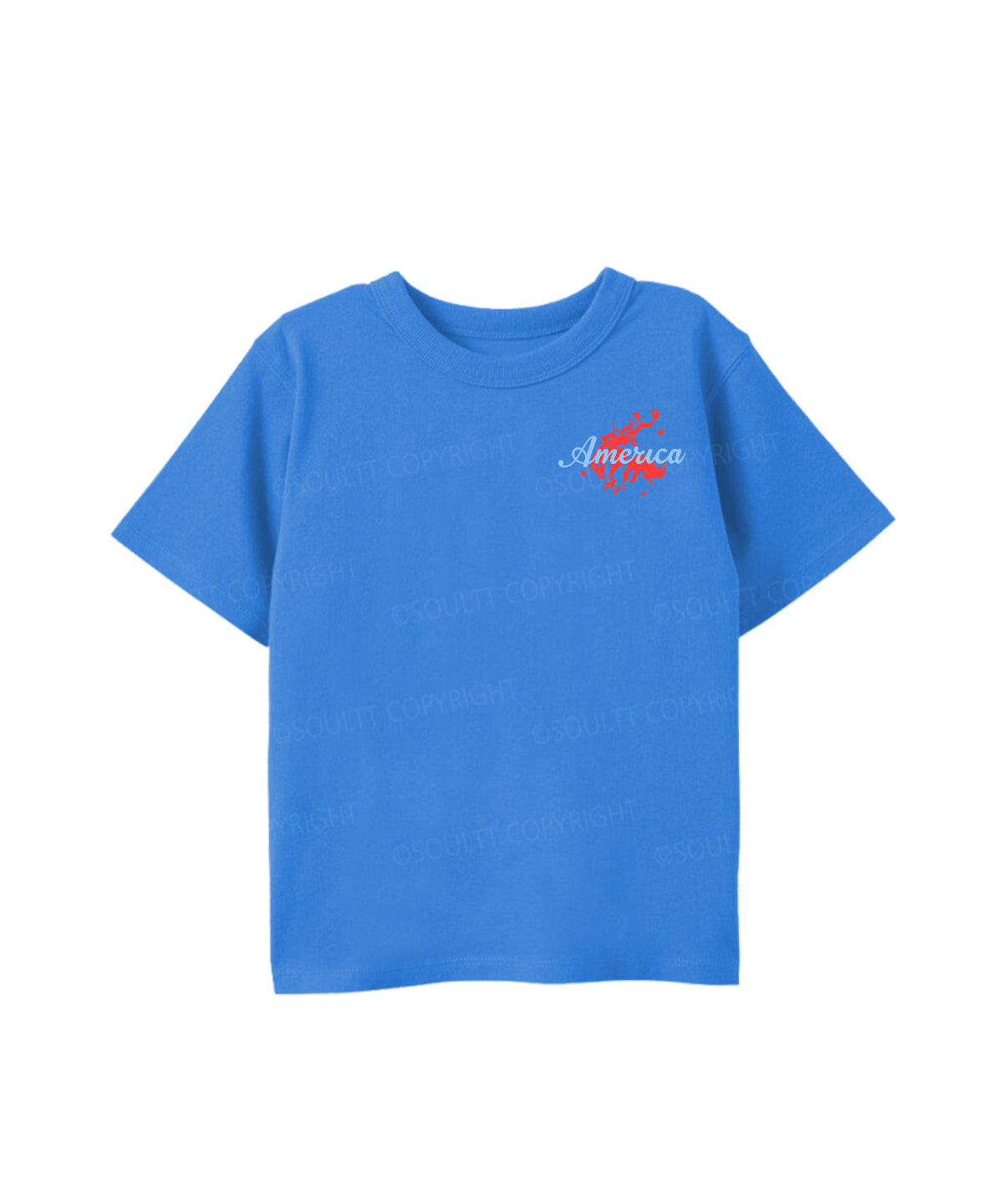 Kids 250 Years America Anniversary Double Sided Cotton Christian T-shirt
