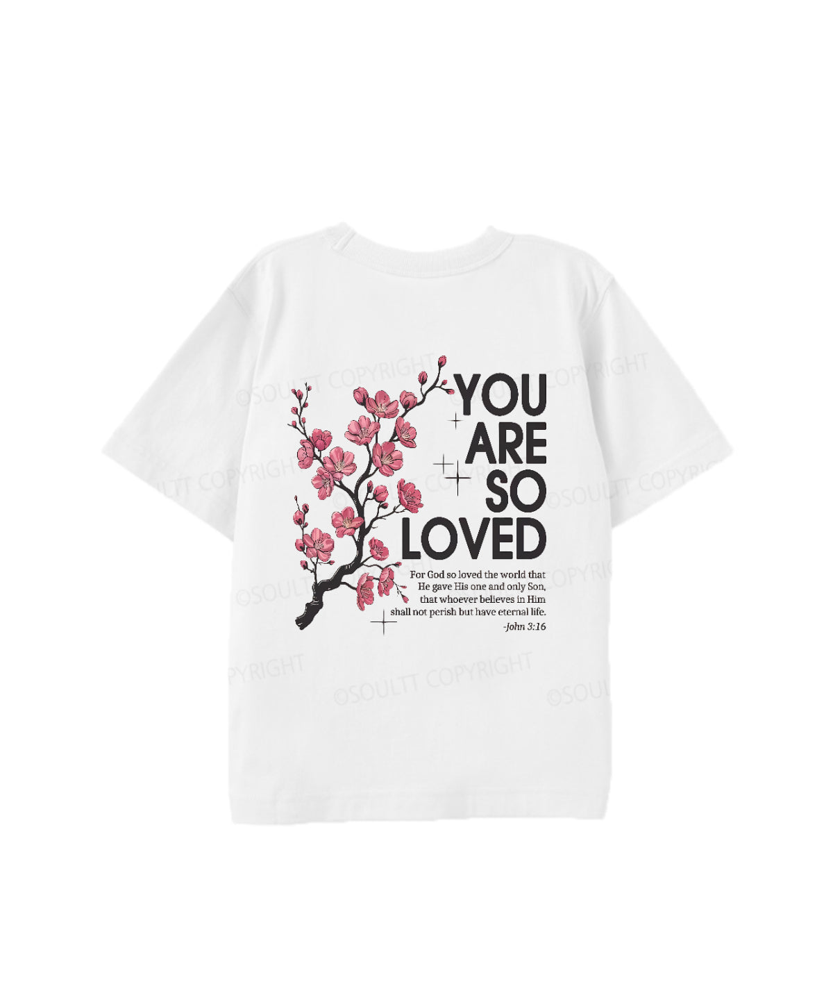 Kids You Are So Loved Double Sided Cotton Christian T-shirt