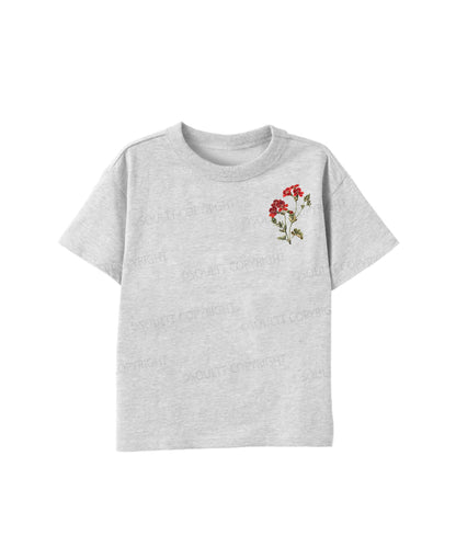 Kids Consider The Lilies Double Sided Cotton Christian T-shirt