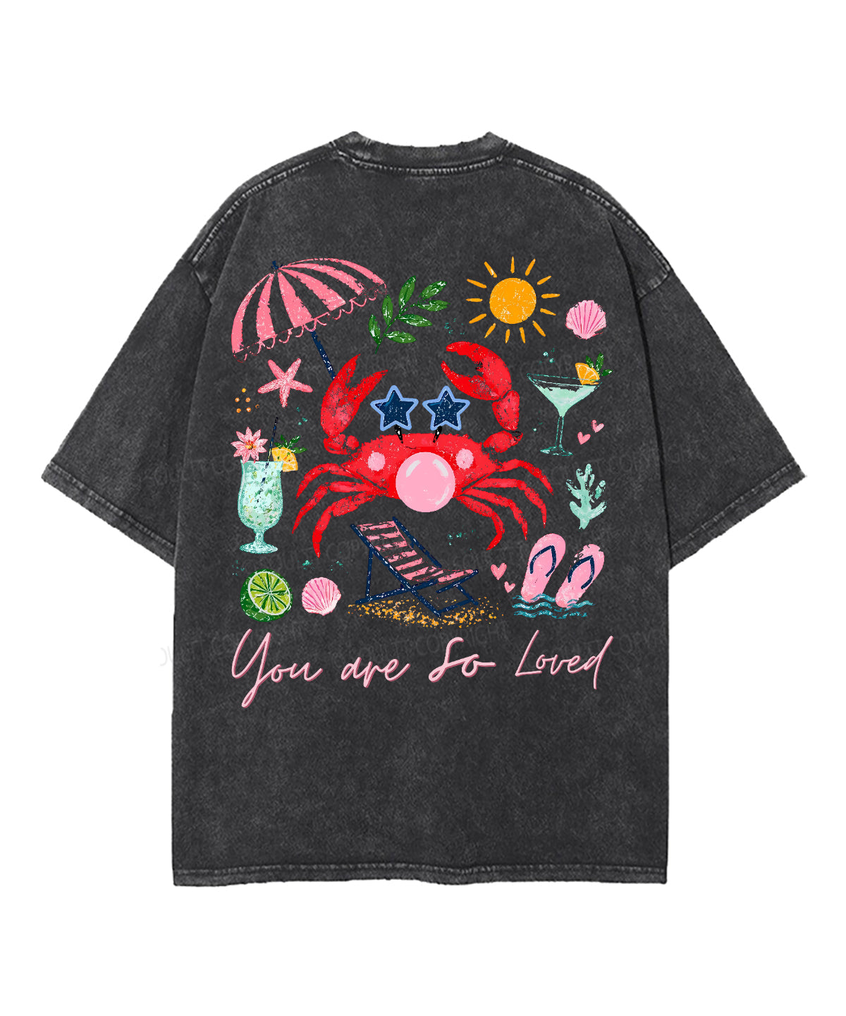 You Are So Loved Double Sided Unisex Washed Christian T-shirt