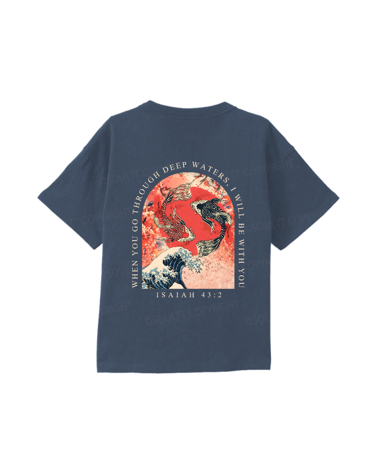 Kids I WIll Be With You Double Sided Cotton Christian T-shirt