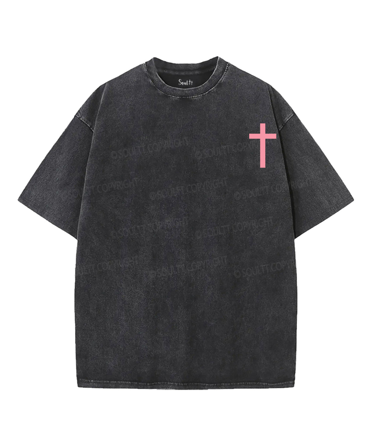 Love Jesus And America Too Double Sided Unisex Washed Christian T-shirt