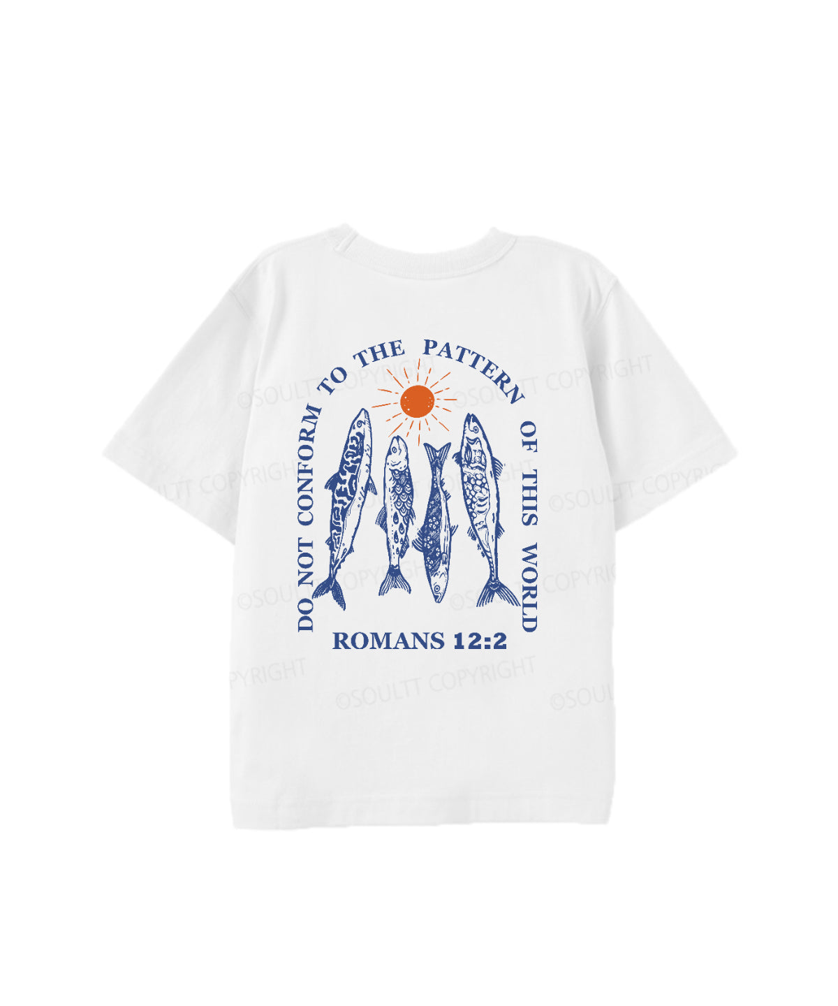 Kids Do Not Conform To The Pattern Of This World Double Sided Cotton Christian T-shirt