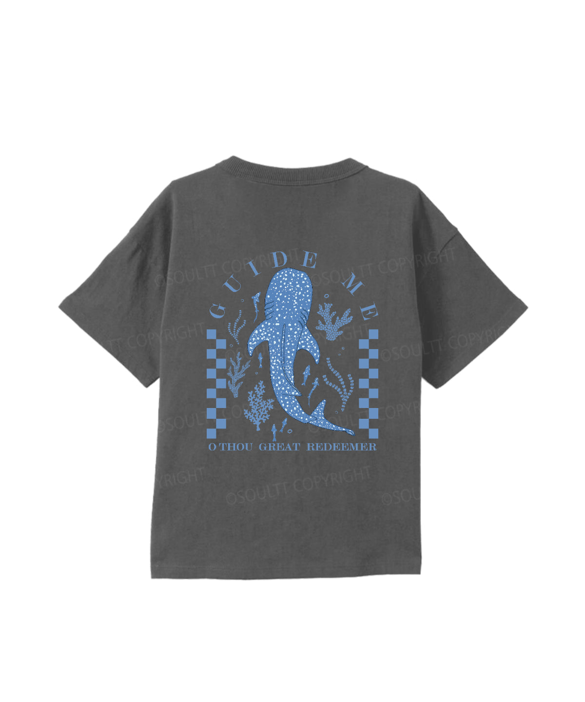 Kids Guide Me ,O Thou Great Redeemer Double Sided Cotton Christian T-shirt