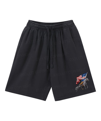 250 Years America Anniversary Double Sided Unisex Christian Washed T-Shirt & Shorts