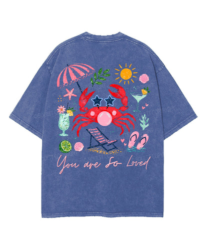 You Are So Loved Double Sided Unisex Washed Christian T-shirt