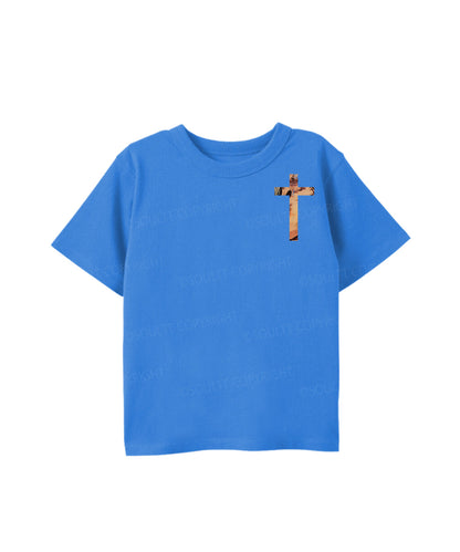 Kids Heavens Declare The Glory Of God Double Sided Cotton Christian T-shirt