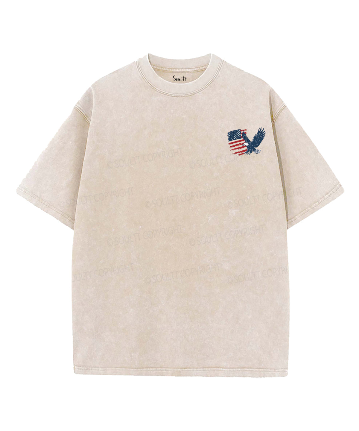 250 Years America Anniversary Double Sided Unisex Washed Christian T-shirt