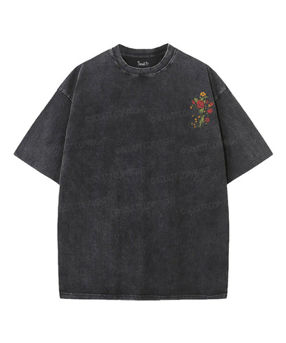 Homesick For Heaven Double Sided Unisex Washed Christian T-shirt