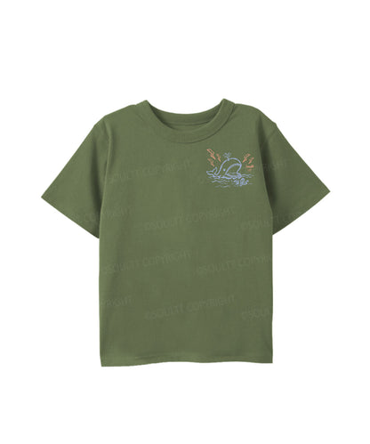 Kids We're Doing God's Will Double Sided Cotton Christian T-shirt
