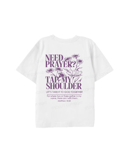 Kids Need Prayer ? Double Sided Cotton Christian T-shirt